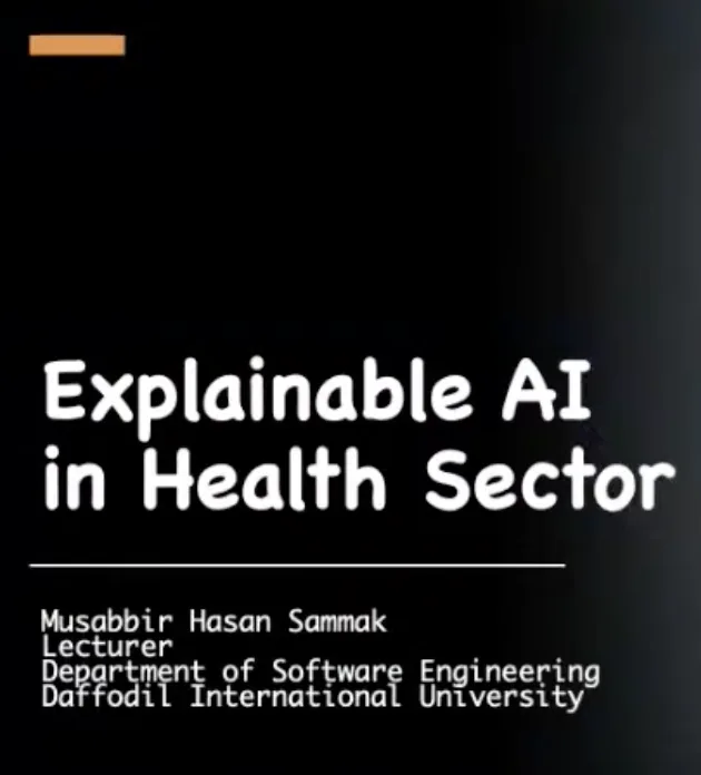 Explainable AI in Health Sector